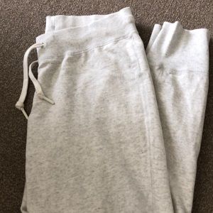 Converse white joggers